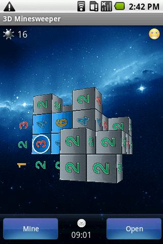 Android application 3D Minesweeper screenshort