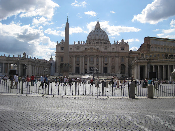 St. Peter’s Basilica exterior.