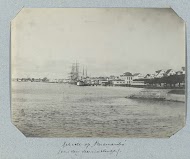 Gezicht op "Paramaribo" (van den Marine steiger)