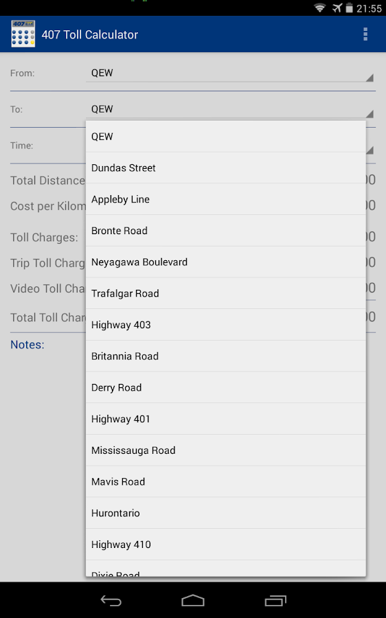 407 Rates Calculator : Map & Toll Calculator – LYUYPB