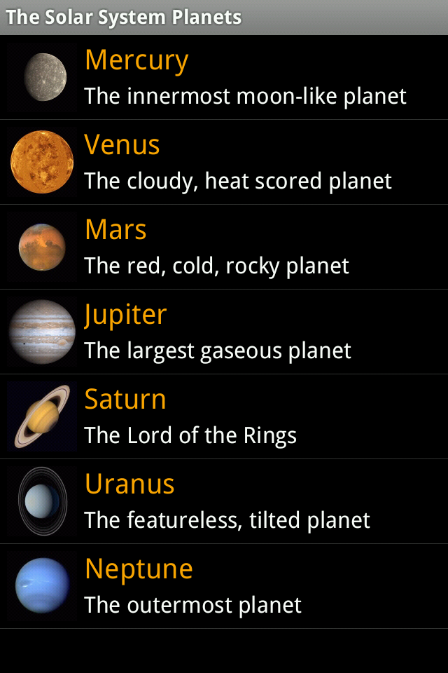 Sky Atlas Screen 2