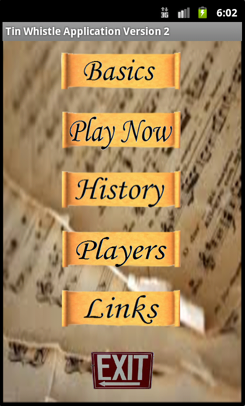 The Irish Tin Whistle App V2 Screen 2