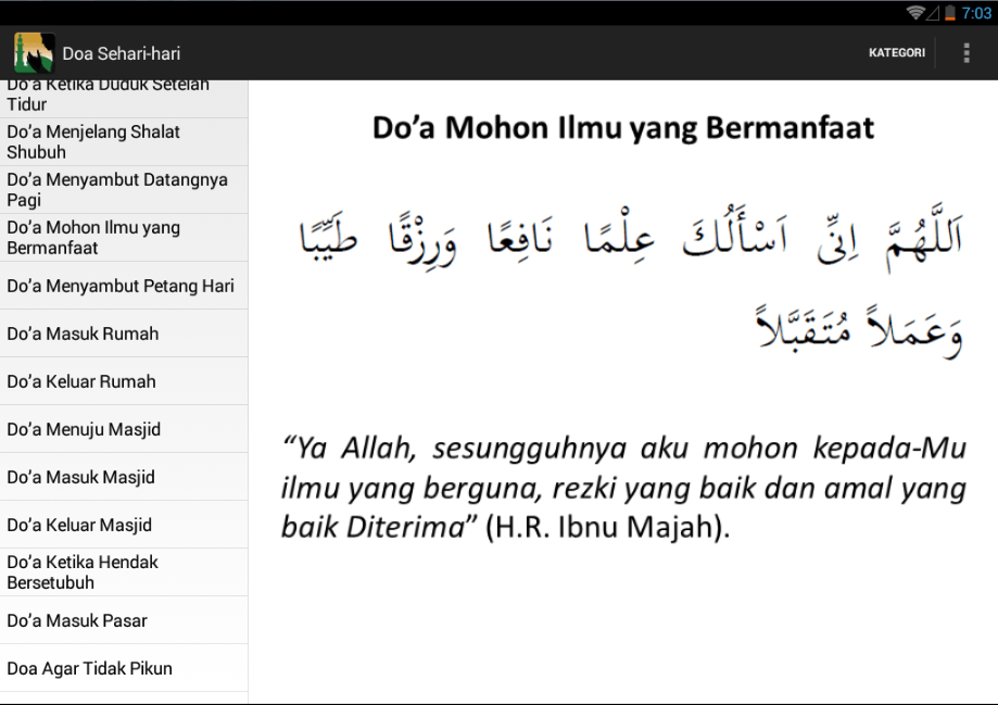 Kumpulan Doa Harian Lengkap - Android Apps on Google Play