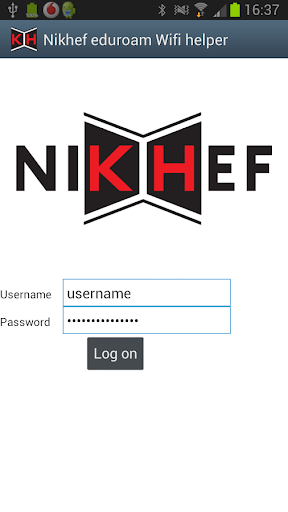 Nikhef eduroam helper