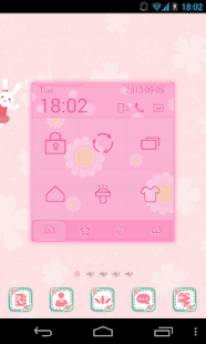 How to download Pink Flower Toucher Pro Theme 1.0 apk for bluestacks