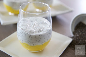 Fruit-On-The-Bottom Coconut Chia Seed Pudding