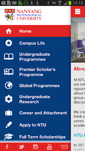 NTU Undergraduate Admissions