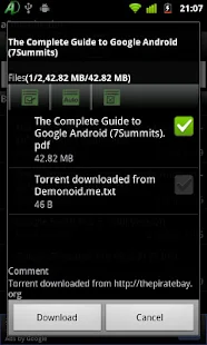 aDownloader - screenshot thumbnail