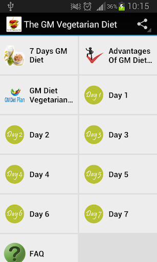The GM Vegetarian Diet