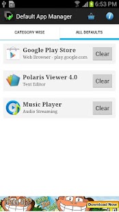 Default App Manager Lite Screenshot