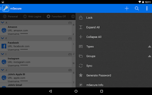 mSecure Password Manager banner