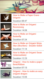 How to Make Origami VDO