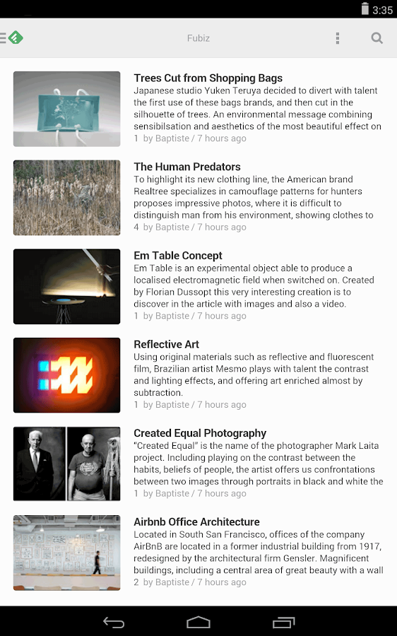 Feedly: Blogs, RSS News Reader - screenshot