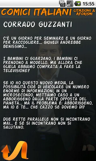 Comici Italiani - Citazioni Android app Screenshot 3