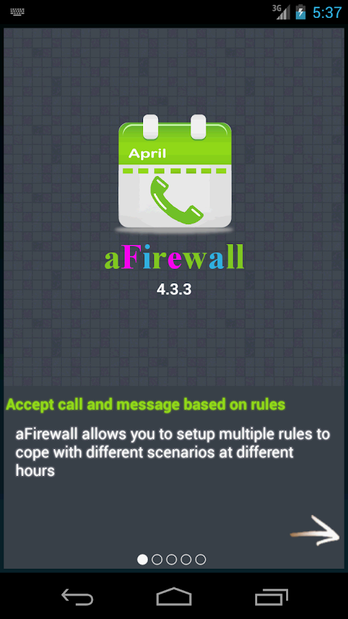 Call & Message blocker - screenshot