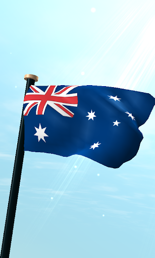 澳大利亚旗3D动态壁纸