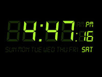 Live Time Clock Wallpaper