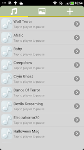 Horror sounds ringtones Screenshots 0
