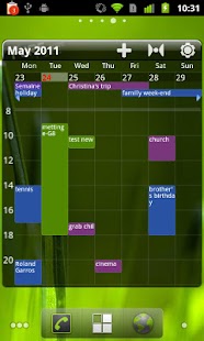 Pure Grid calendar widget - screenshot thumbnail