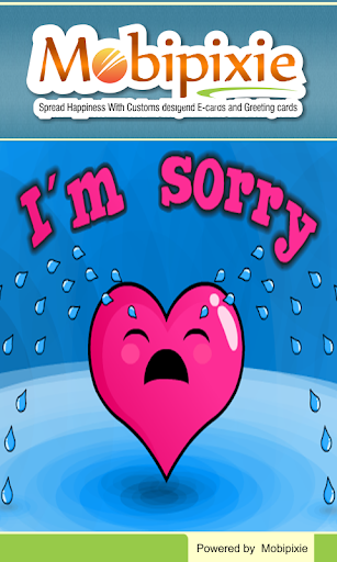 I am Sorry Message eCards