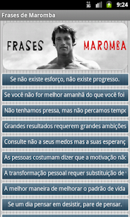 Frases de Maromba - Academia