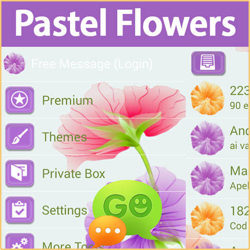 GO SMS 프로 파스텔 꽃 娛樂 App LOGO-APP開箱王