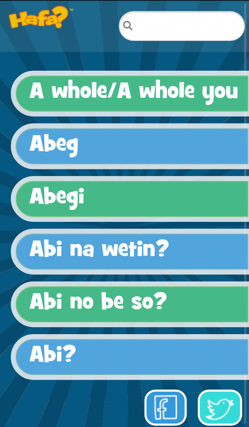 Hafa? Screen 2
