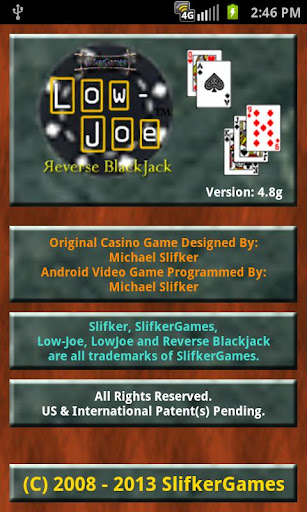 Low-Joe: Reverse Blackjack