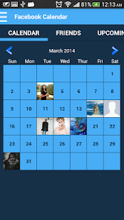 Calendar For Facebook Birthday