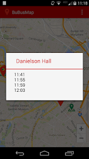 BU Bus Tracker - náhled