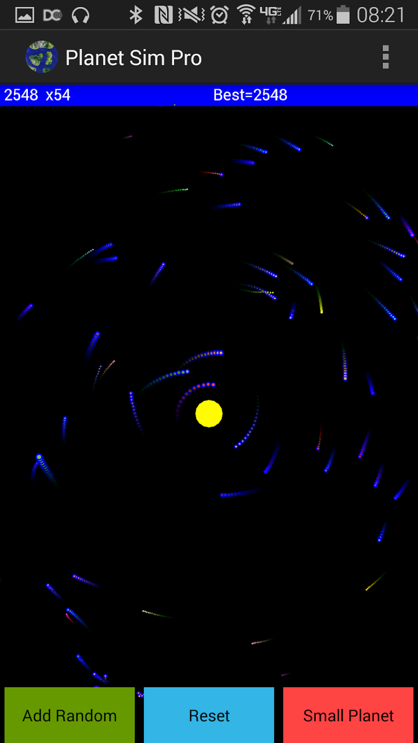 Planet Sim Pro Screen 2