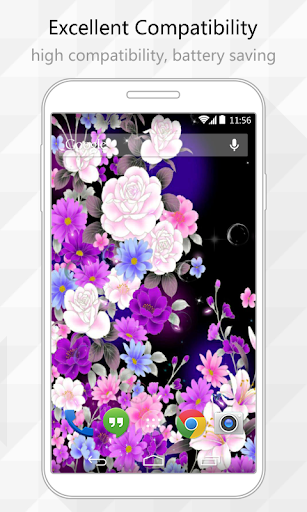 【免費個人化App】Showy Flower Live Wallpaper-APP點子