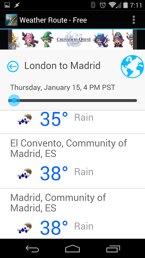 Weather Route FREE Android Apps on Google Play