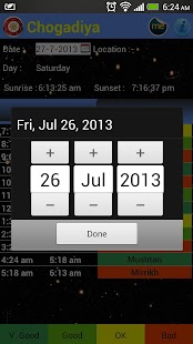 Chogadiya Timings For Mumineen Screenshots 2