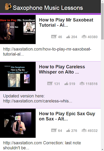 【免費音樂App】Saxophone Lessons-APP點子