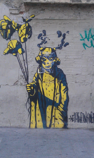 Graffiti Hombre Amarillo