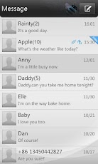 GO SMS Pro simple dark theme