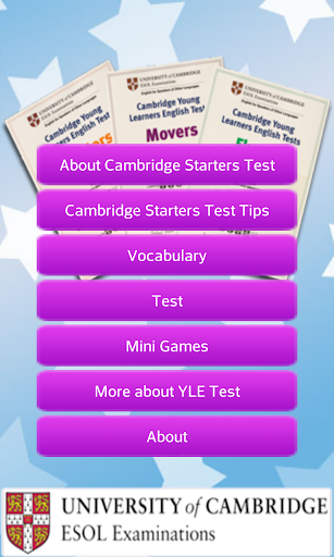 Cambridge Starters Test