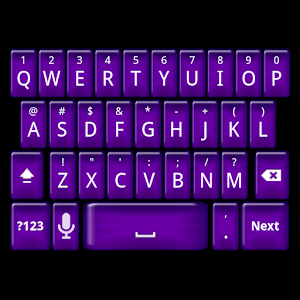Purple Jelly  Keyboard Skin