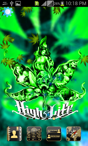 【免費娛樂App】Weed Marijuana Live Wallpaper-APP點子