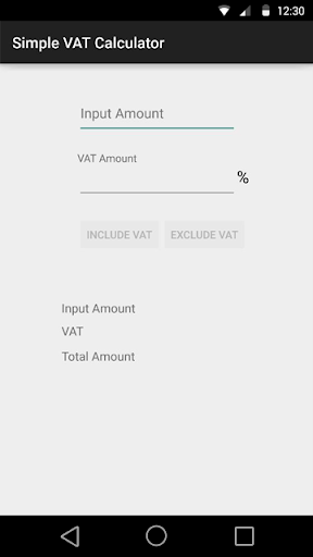 Simple VAT Calculator