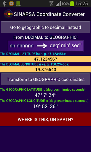 Coordinate Converter