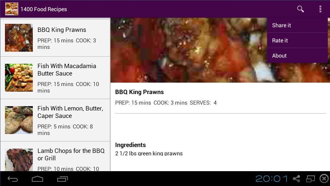    Food Recipes- screenshot  