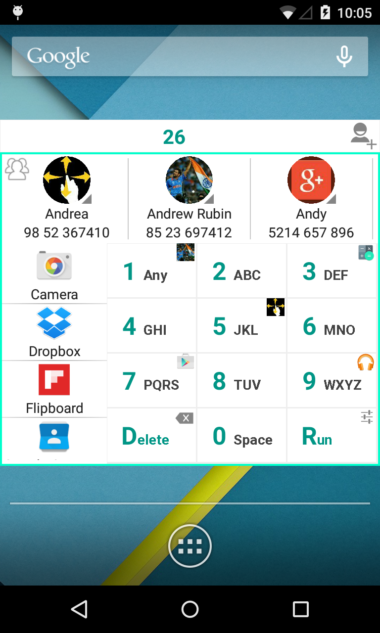 Android application App Dialer - Contact Search screenshort