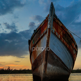 Standing still against time & tide by Rustam Razali - Transportation Boats