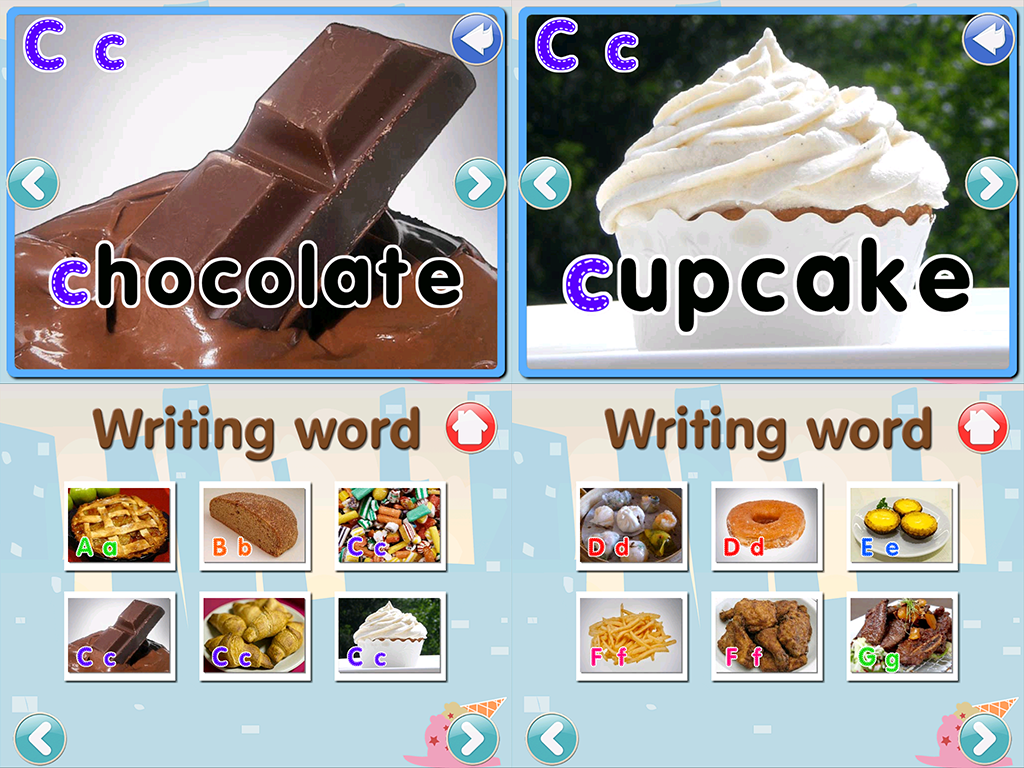 ABC Food Flashcard Read Write Android Apps on Google Play