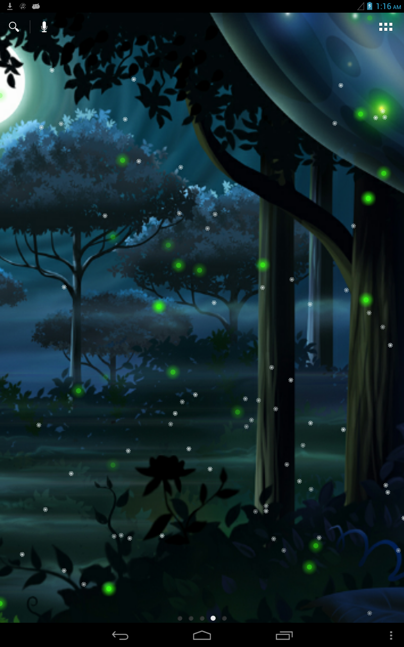 Firefly Live wallpaper Pro Screen 1