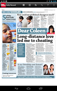 Daily Record Newspaper - náhled