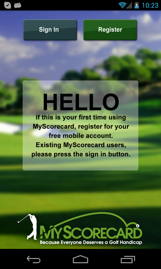 MyScorecard Golf Score Tracker Android Apps on Google Play
