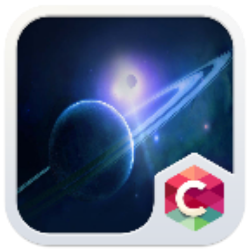 Saturn Space C Launcher Theme LOGO-APP點子